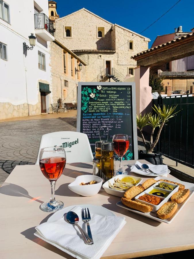 Bed and Breakfast Casa Blanca Castell De Castells Exterior foto